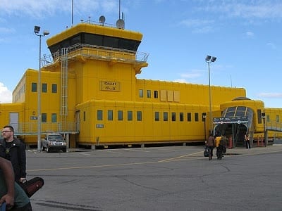 Iqaluit Airport - seen on Parvati's North Pole Journey - Parvati.TV