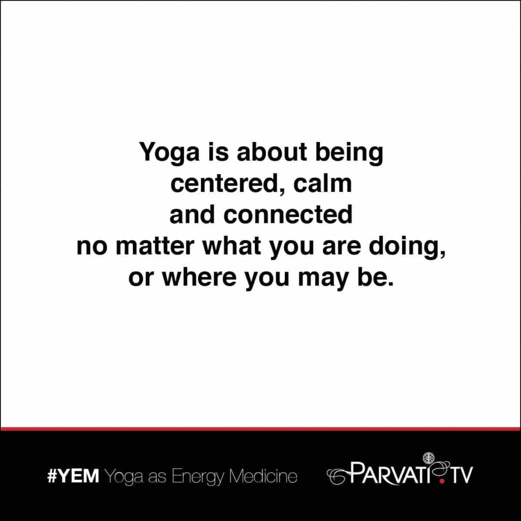 Parvati YEM Centered calm and connected