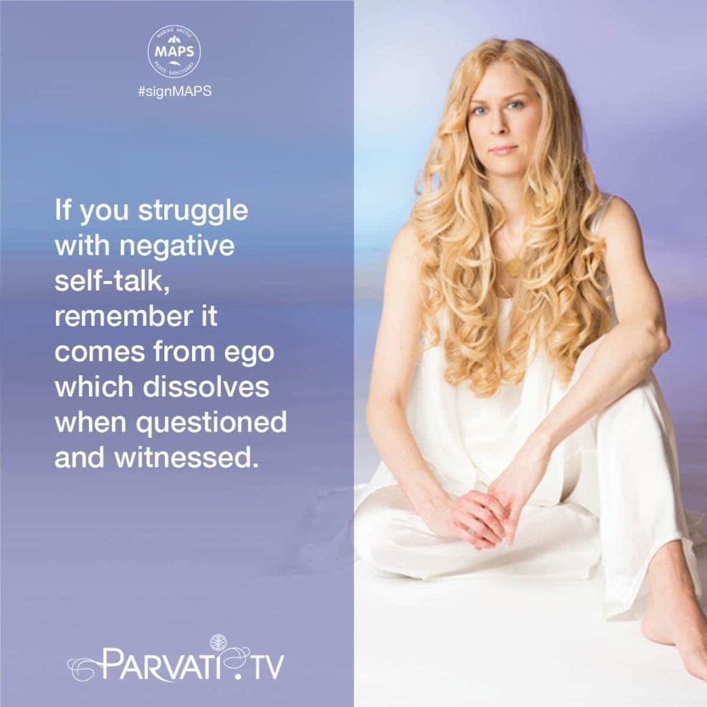 Parvati Positive Possibilities Reminder sat negative self talk